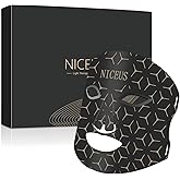 NICEUS Infrared Blue Red Light Therapy Mask for Face,New Ultra-Thin, Ultra-Soft, Non-Indentation 8 Colors LED Face Mask,Porta