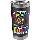 It Takes A Special Paraprofessional To Hear - Para Autism Stainless Steel Insulated Tumbler