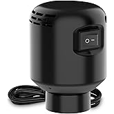 Electric Pump for Vacuum Storage Bags, 55W 5000PA Portable Travel Vacuum Pump for Storage Bags (1, Black)