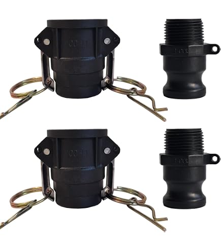 PT Coupling 1.5" Cam Lock Fitting - Polypropylene Hose Coupler (NC15-C)
