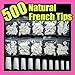 CyberStyle 500 White False French Nail Art Tips Uv Acrylic False Nail Tips