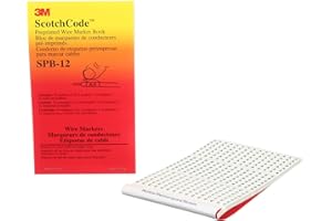 3M(TM) ScotchCode(TM) Pre-Printed Wire Marker Book SPB-12