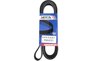 MOCA AUTOPARTS MOCA 6PK2247 EPDM Serpentine Belt Fits for NISSAN Sentra 2.5L DOHC 4-Door
