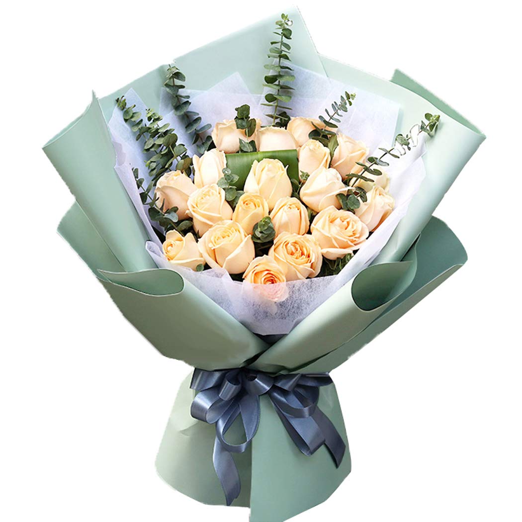 Flower Wrapping Paper Florist Paper for Bouquet Valentine's Day Flower Gift Wrapping Paper Waterproof Handmade Crafts Packing Paper For Anniversary Wedding Birthday Mother’s Day 20 Sheets