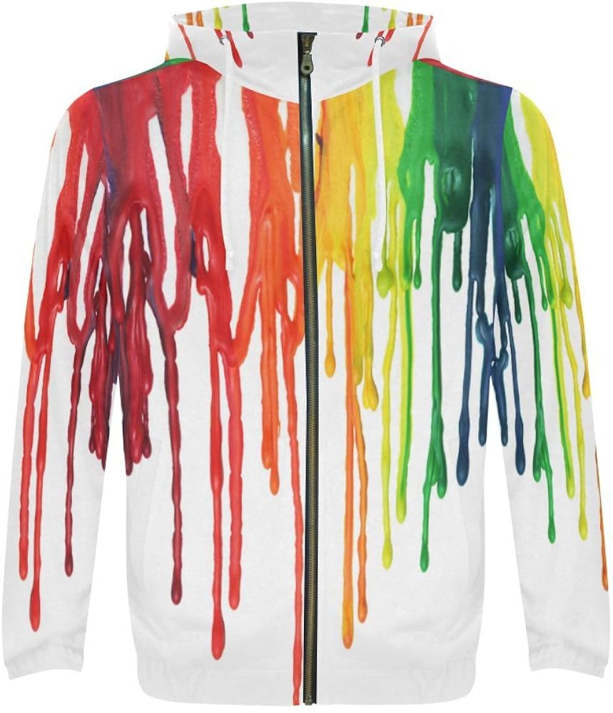 paint drip hoodie amazon