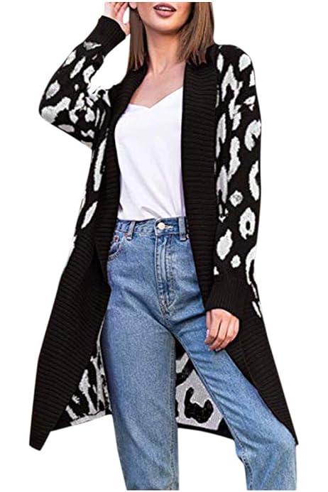 PINK ROSE Juniors' Eyelet Long Cardigan 