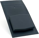 Timloc 10K Slate Roof Tile Ventilator & Adapter Kit Anthracite 610x305mm view 4