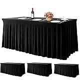 Spandex Table Skirts for 6 Foot Rectangle Tables 3
