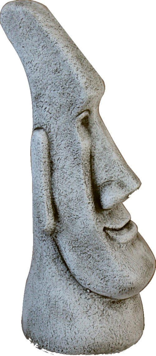 HTI-Living Lampada A Olio Moai - Statuetta Decorativa Da Giardino Con Effetto Pietra In Poliresina - Originale Complemento D'Arredo Per Esterni O Interni - 5