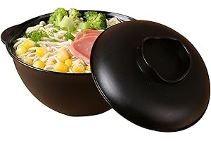 Ramen Noodle Bowls Microwavable | Instant Noodle Bowl with Lid,Ramen Maker Bowl, Instant Cooking, Heat Resistant for College 