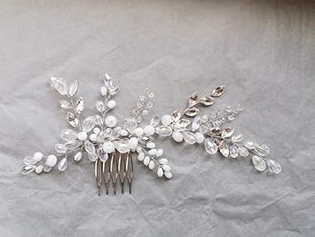 Amazon Com Deniferymakeup Wedding Bridal Hair Comb Hair