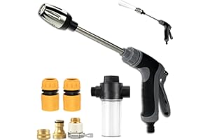 Aquoxis Pressure Washer - 15x More Powerful Than Hoses, Aquoxis Power Washer, 𝐴quoxis Spray Nozzle, 360° Rotating for Three 