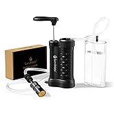 SurviMate Water Purifier Survival Pump,0.01 Micron 5-Stage Water Purifier System,Hand Pump Water Filter Portable Outdoor Emergency,Camping, Hiking, Backpacking