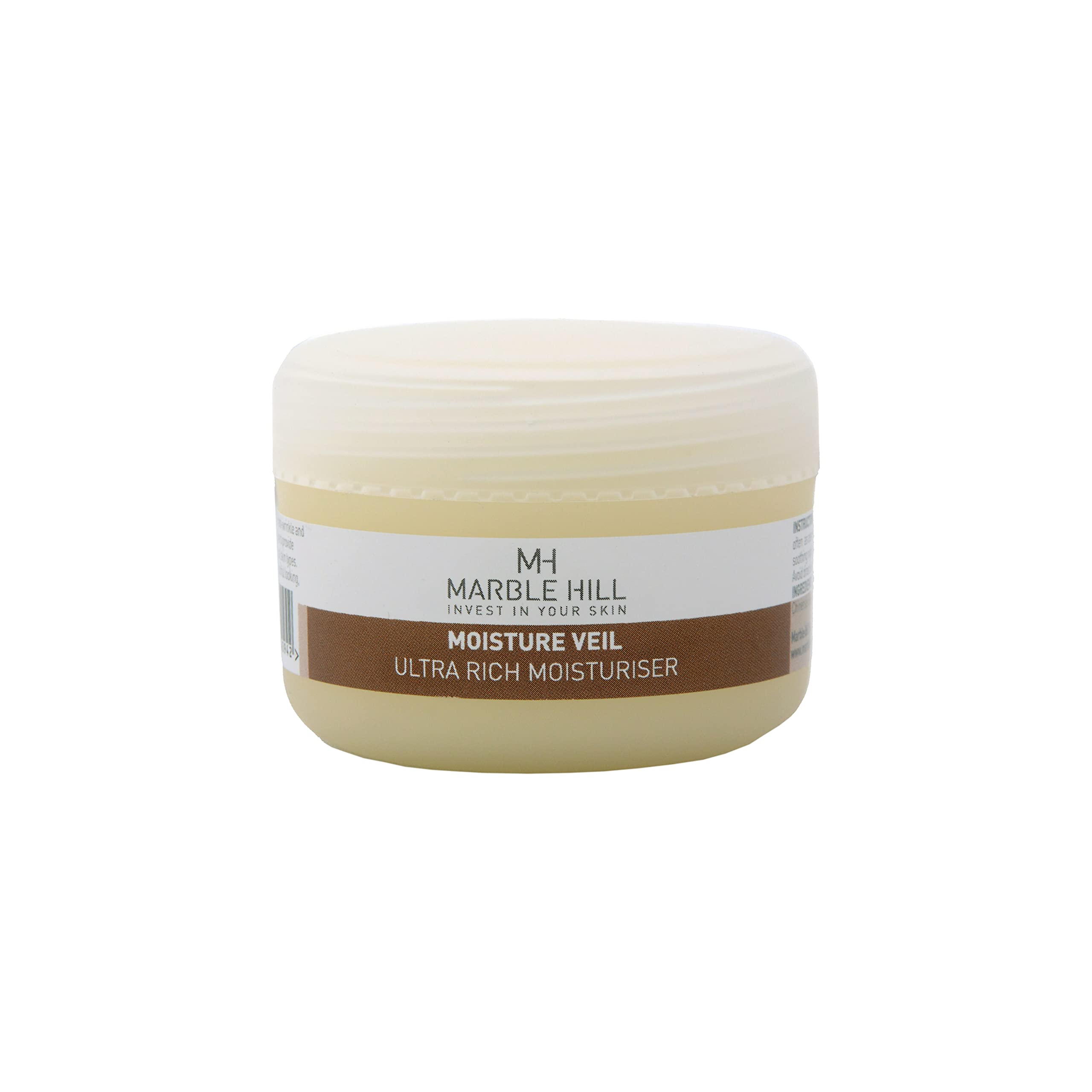 Marble Hill Moisture Veil 50g Anti-wrinkle, anti-ageing cream for mature and very dry eczema-prone skin. Vegan and Cruelty Free, developed by Dr Maria McGee MB ChB