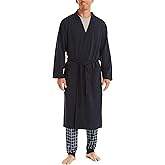 Nautica Kimono Robe, Navy, One Size