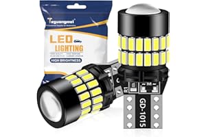 Teguangmei 194 LED Bulb Built in Resistor Canbus Error Free Anti Hyper Flash 12V 34-SMD 4014 Chip 168 2825 T10 W5W Replacement Bulb for Car Dome License Plate Map Courtesy Dash Door Cargo Light, 2PCS