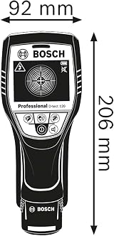 Bosch Professional D-tect 120 Wall Scanner with 4x AA Batteries view 7