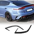 Stinger Real Carbon Fiber Rear Vent Cover for Kia Stinger 2017-2023 Rear Bumper Side Vent Canard Covers Factory Outlet