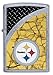 Zippo NFL Pittsburgh Steelers Street Chrome Pocket Lighter