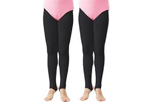 Avrigirl Toddler Girls Women Stirrup Tights for Dance, Ballet, Gymnastics, School