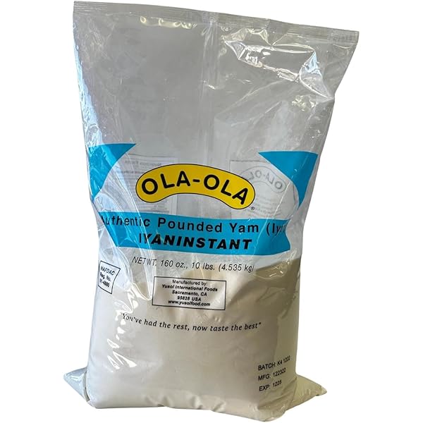 Amazon.com : 0la Ola Authentic Pounded Yam : Gourmet Food