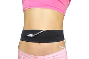 Hola Health PD Catheter Belt Peritoneal Dialysis Abdominal Waist Band Pouch Holder Accessories for Secure Transfer Set Peg G Stomach Feeding Tube Covers Adults Women Men Medium(29"-41")