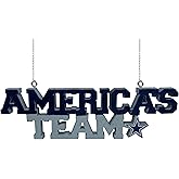 FOCO NFL Dallas Cowboys America's Team Holiday Wood Ornament