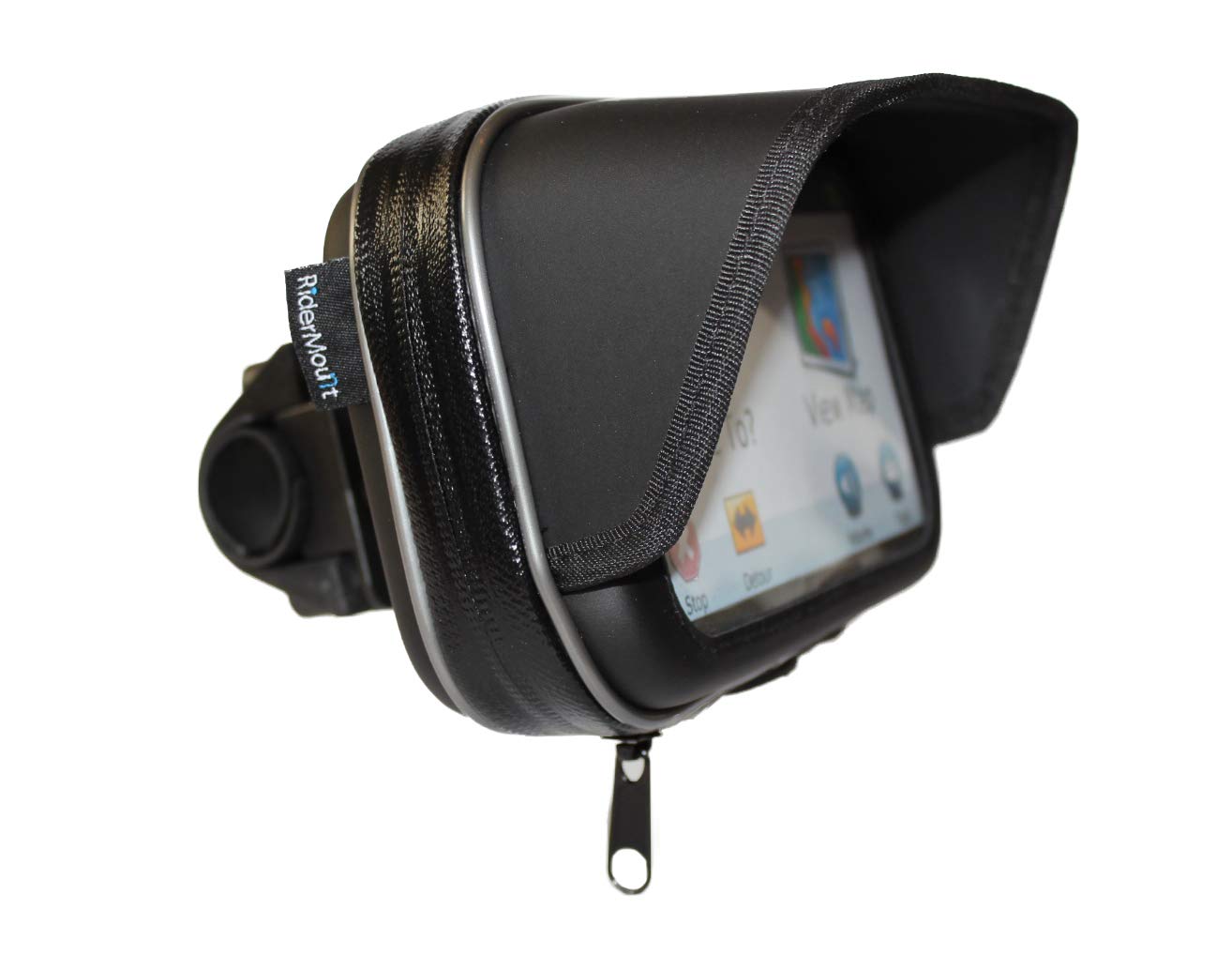 RiderMount Sunshade GPS Case with handlebar mount (Large) โ image 1