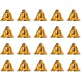SUPVOX 20pcs Craft Bells Jingle Bells Mini Small Bells Golden Wind Chimes Bells Vintage Metal Bells Christmas DIY Craft Wind Chimes Making