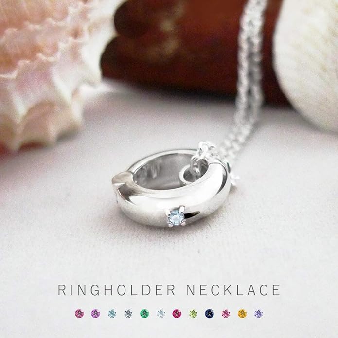 Amazon 選べる 誕生石 リングホルダー メンズ シルバー ペンダント ネックレス 男性 用 Lsp0102birth 55 7月 ルビー ネックレス 通販