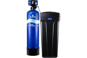 Aquasana SimplySoft® 40,000 Grain Water Softener - Whole House Hard Water Reduction - Base Tank & Cabinet System WH-SF40-BASE