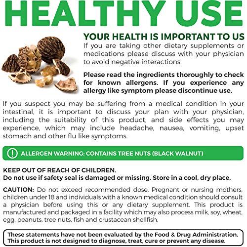 Intestinal Guard (Non-GMO) Intestinal Support for Humans - Wormwood & Black Walnut - 60 Capsules