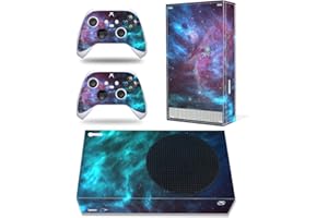 DOMILINA Full Body Vinyl Skin Stickers Decal Cover for Series S Console & Controllers(Purple Galaxy)
