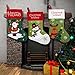 Christmas Stockings for Women Men Adults Kids Girls Boys Cute Embroidered Stockings for Hanging Featuring Santa Snowman Reindeer Snowflakes Red and Green Design for Holiday Decorations Fireplace