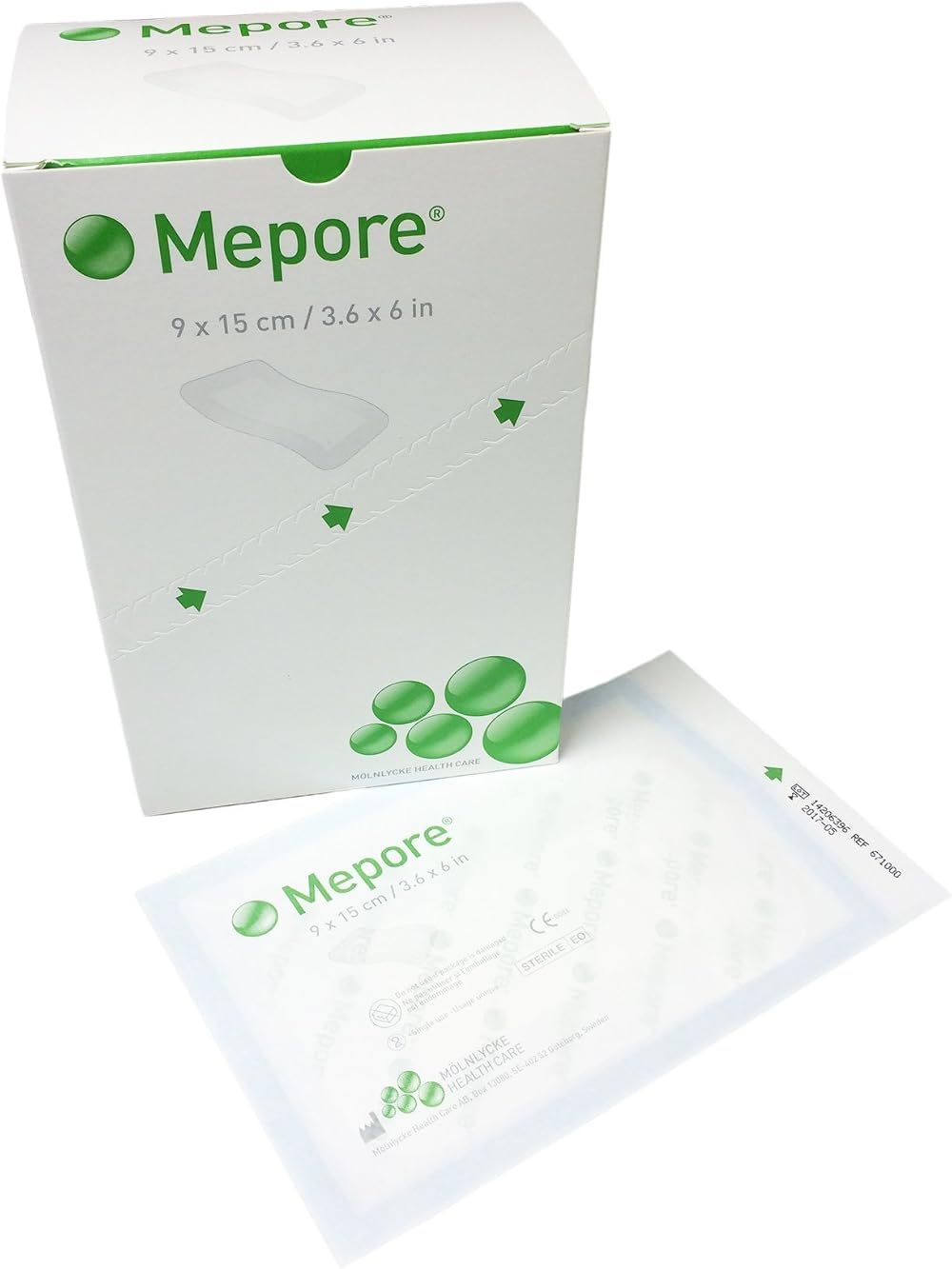 Mölnlycke Mepore Island Adhesive Dressing 9 cm x 15 cm Pack of 50