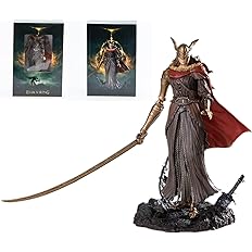 REOZIGN Malenia Figure, 24cm / 9.4inch Malenia PVC Figure Statue Anime Cartoon Sculpture for Game Fans