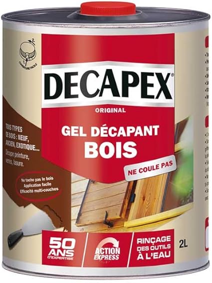 Décapant gel Bois, Decapex - 2L: Amazon.fr: Bricolage