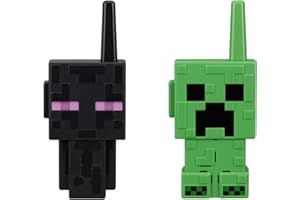 eKids Minecraft Walkie Talkies for Kids, Static Free and Extended Range, Indoor and Outdoor Toys, Minecraft Toys Make Great for Kids