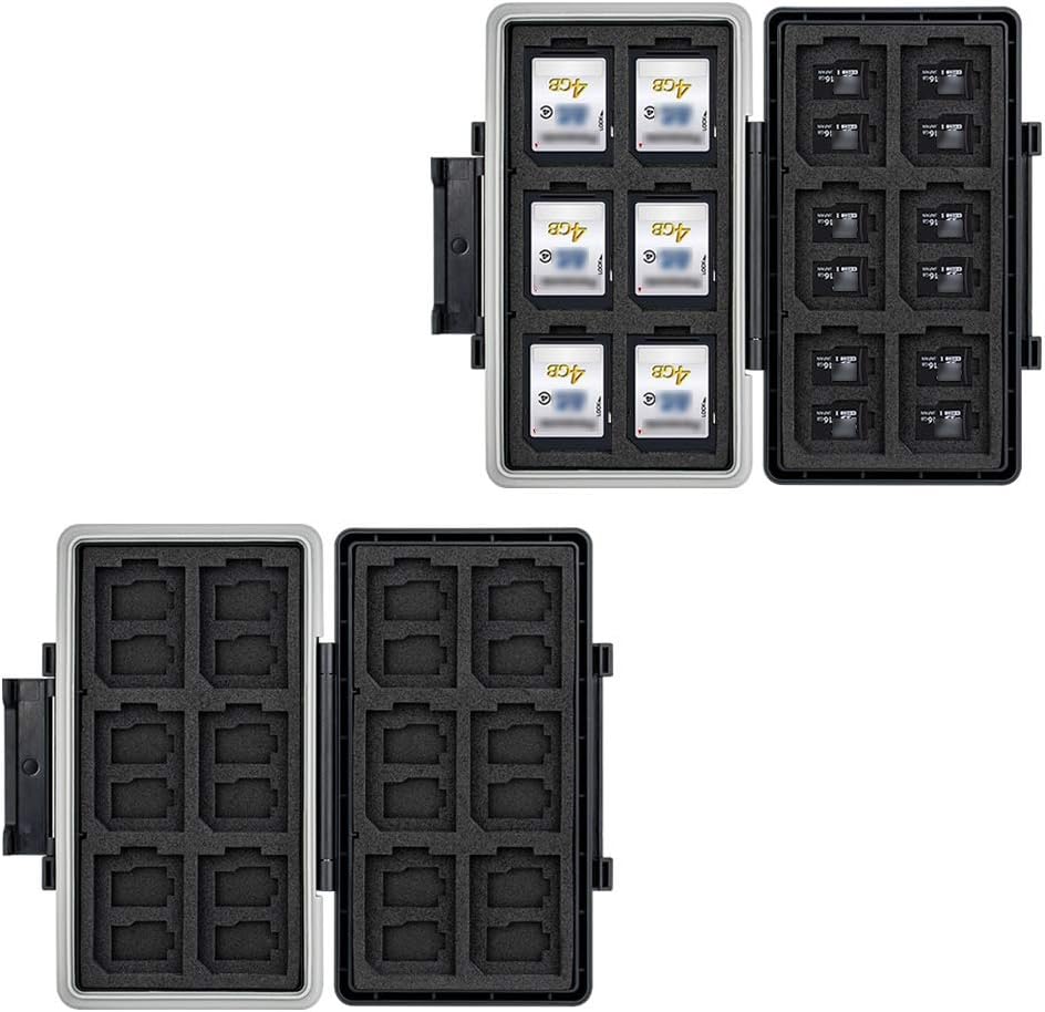 JJC 36 Slots SD Card Holder WaterResistant Memory Card Amazon.co.uk