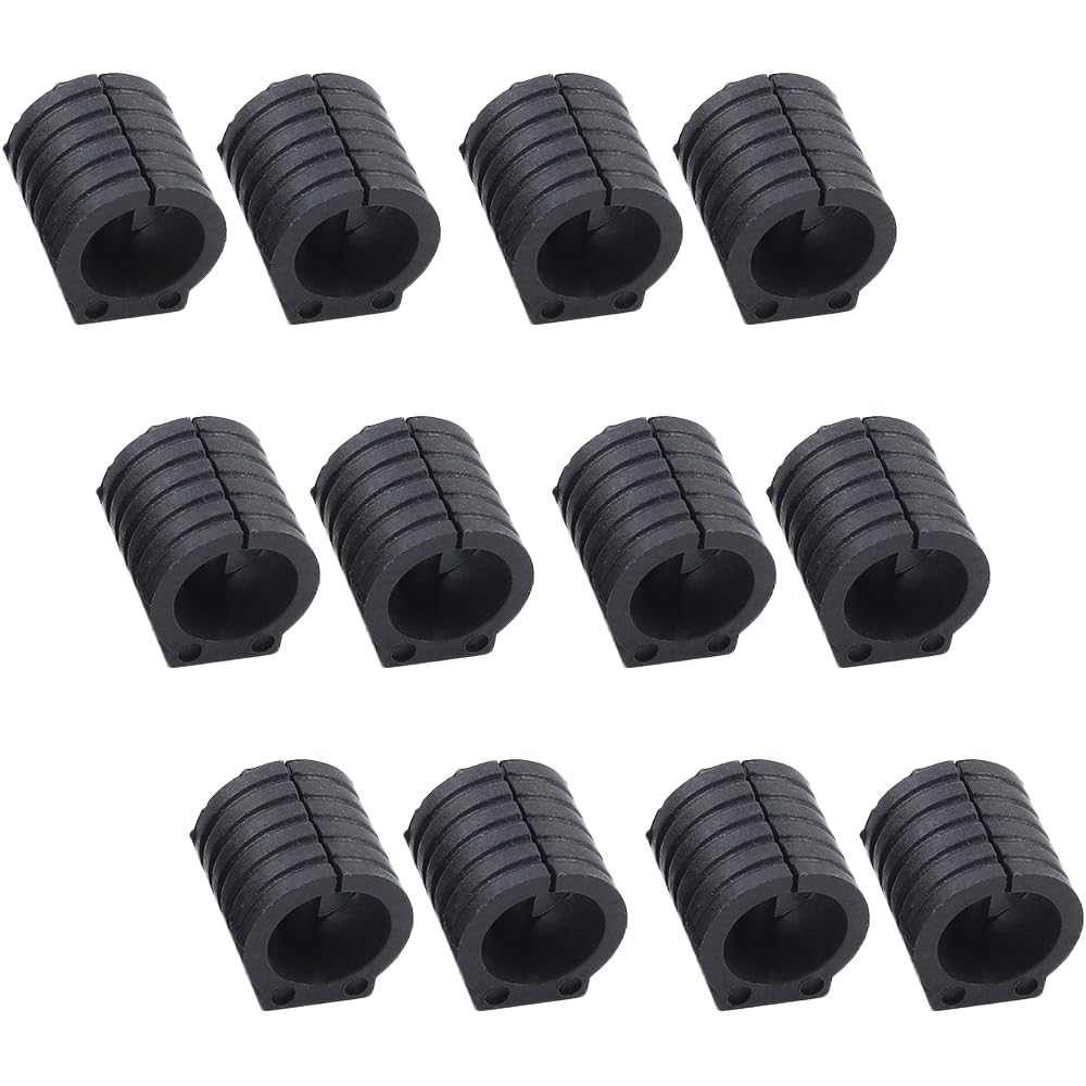 Photo 1 of 30 Pcs 16mm Plastic Furniture Feet Protectors Non-Slip Chair Legs Tips Protectors U Shaped Floor Glides Tubing Caps Cover