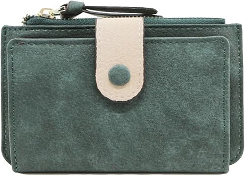 Amazon ミニ財布 レディース キーケース スナップボタン 6連キーフック 小銭入れ コインケース ウォレット カードケース おしゃれ グリーン Cyberjp キーケース