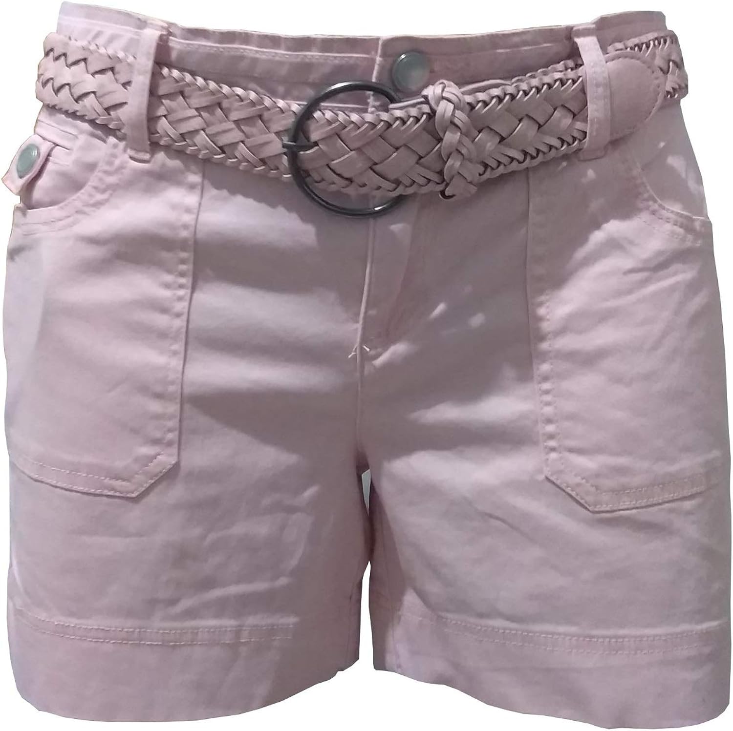 ONE 5 ONE Womens Braided Belted Short at Amazon Womenâs Clothing store