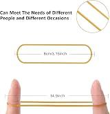 JANYUN 200 Pcs Rubber Elastic Bands 3.15 Inches 8 cm Large Stretchy Bundle view 2