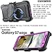 COVRWARE Galaxy S7 Edge [Aegis Series] + Full-Coverage Screen Protector, Heavy Duty Rugged Full-Body Armor Holster Case [Belt Swivel Clip][Kickstand] For Samsung Galaxy S7 Edge, Magenta