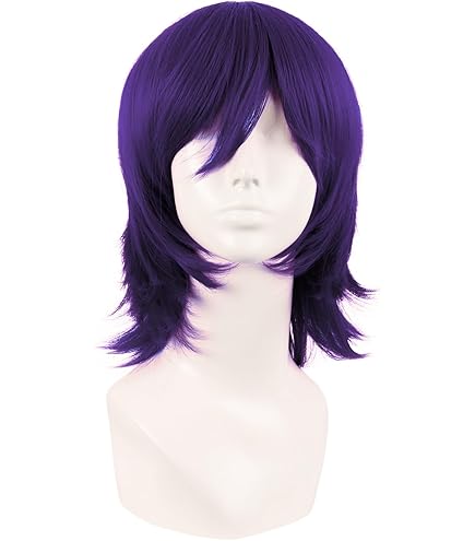 Amazon.com : HH Building Fashion Short Layered Purple Mix  display picture 1