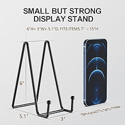 3 Pack 6 Inch Plate Stands for Display Picture