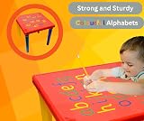 Trendi ABC Alphabet Plastic Table & Chair Set for Kids - Multi-Color view 2