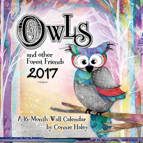 Owls Calendar 2017 -- Deluxe Owls by Connie Haley Wall Calendar (12x12)