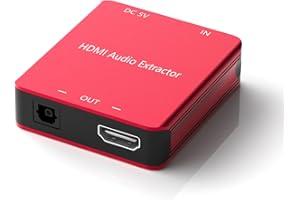 Azduou 4K HDMI 2.0 Audio Extractor HDMI Adapter for Playstation 5. Highly Compatible with Astro Gaming Headset and Base Station. Supports 18Gpbs Bandwidth, HDCP2.2, Dolby Digital/DTS Passthrough CEC