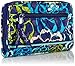 Vera Bradley Women's Cotton Turnlock Wallet, Katalina Blues, One Size
